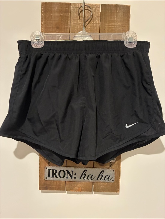 Nike Pants - Nike Black Women’s Athletic Running Shorts with White Swoosh